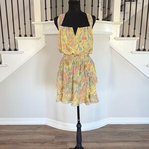 💐🌸NWT Ramy Brook Floral Midi Dress – Multicolor Print, Flowy Silhouette (XL)💐🌸
